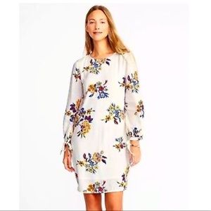 White Floral Print Tunic Dress